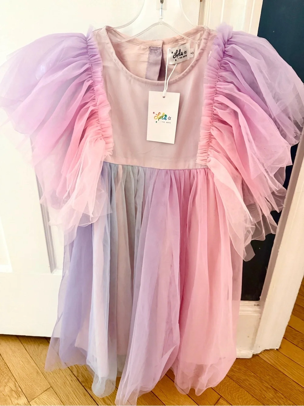 Lola + The Boys Cotton Candy Dream Tulle Dress NWT Size 6